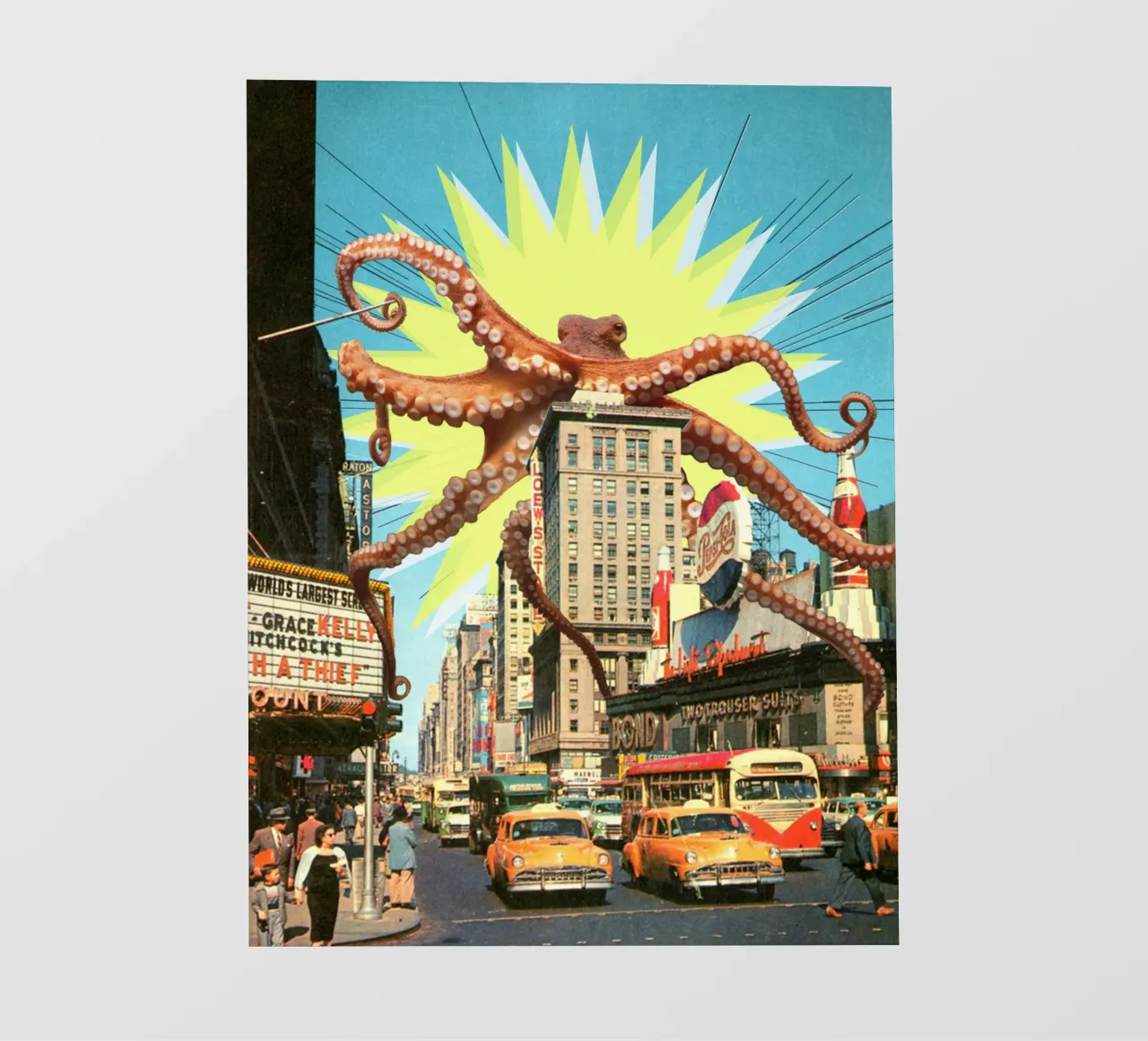 Attack of the Octopus (In NYC) pellicola backlit da MsGonzalez
