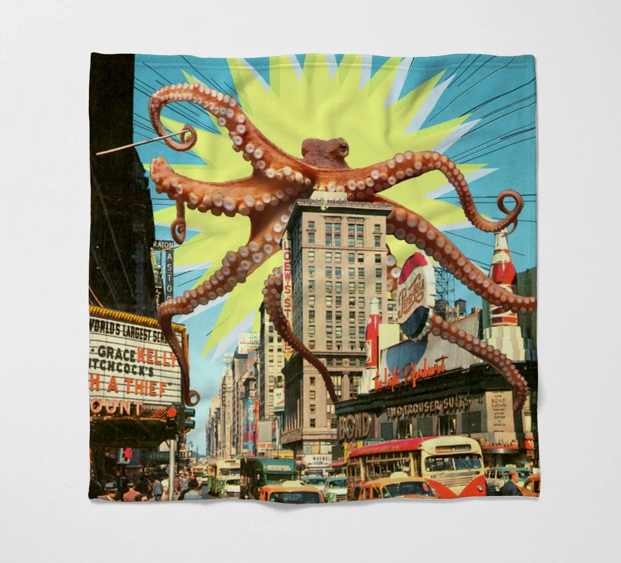 Attack of the Octopus (In NYC) coperta in pile da MsGonzalez