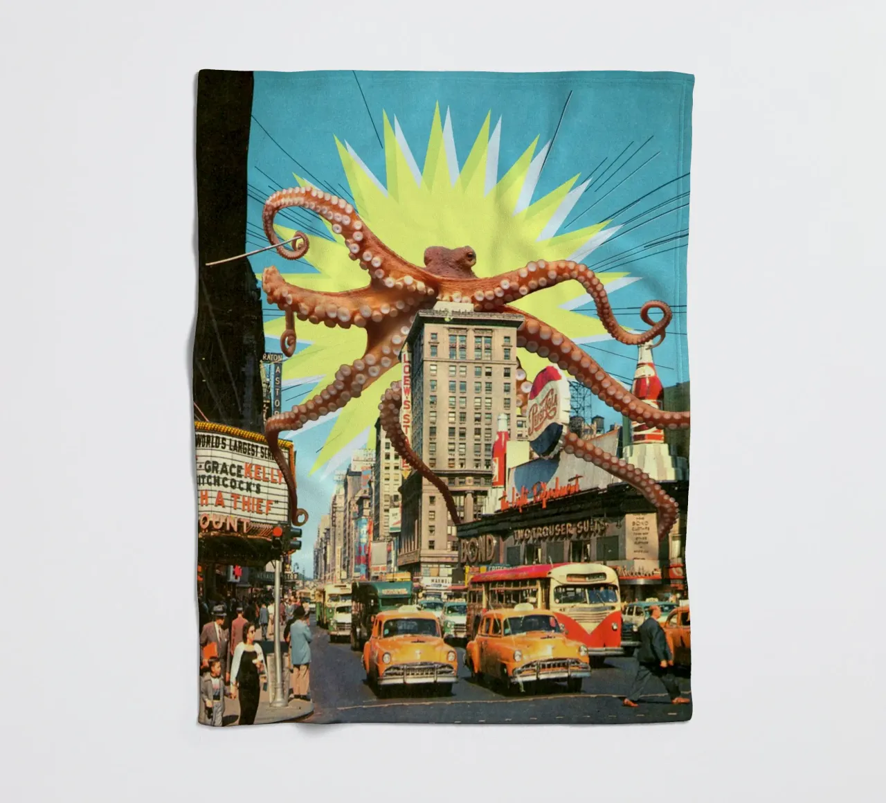 Attack of the Octopus (In NYC) coperta in pile da MsGonzalez