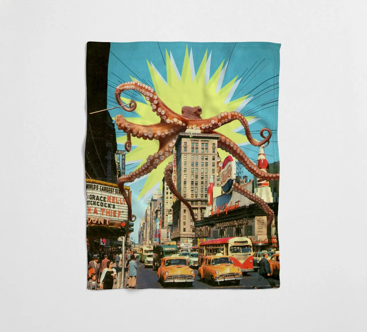 Attack of the Octopus (In NYC) coperta in pile da MsGonzalez