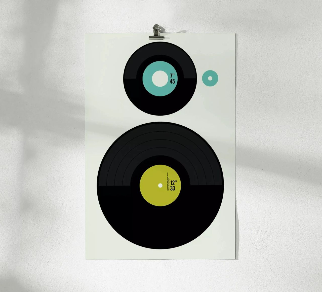 LP vs. EP poster by Bo Lundberg