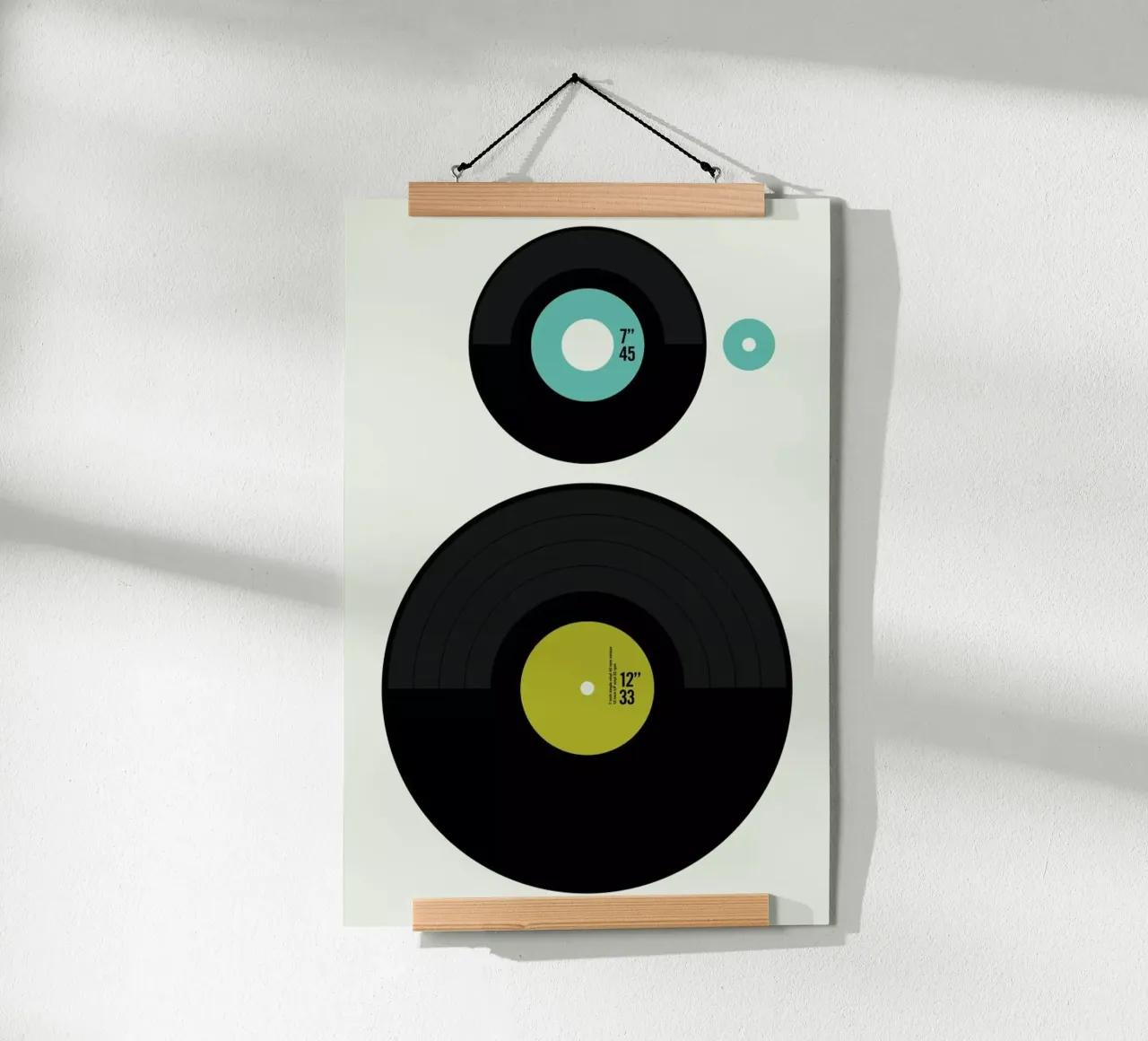 LP vs. EP poster da Bo Lundberg