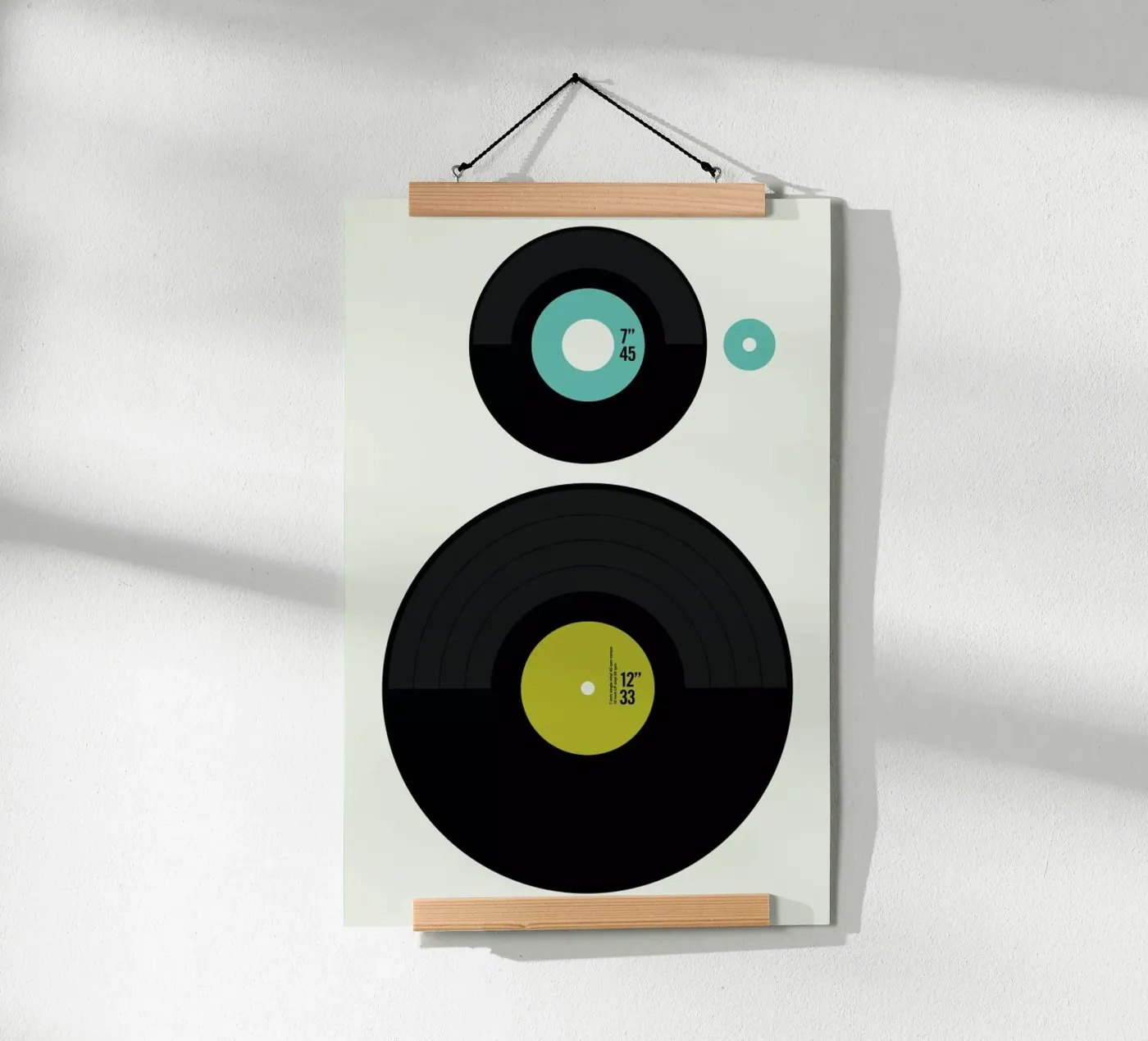 LP vs. EP poster by Bo Lundberg