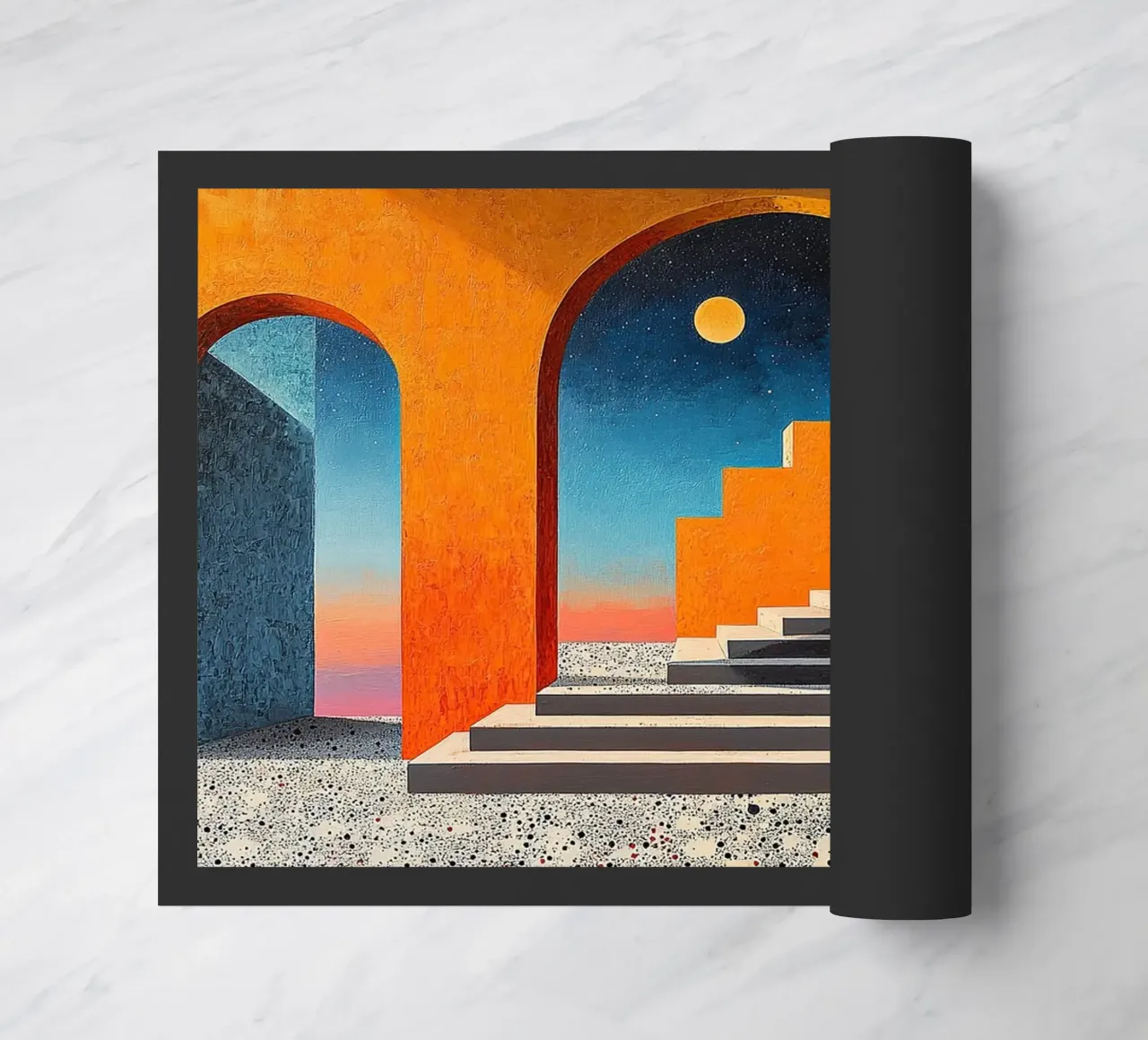 Surrealismo Architettura Design Geometria zerbino da Nikis Art Studio