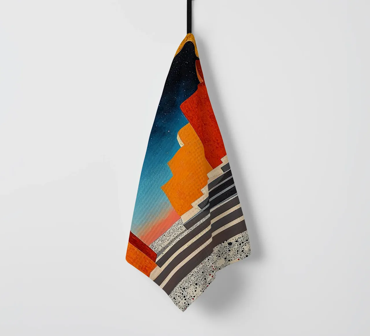 Surréalisme Architecture Design Géométrie torchon de Nikis Art Studio