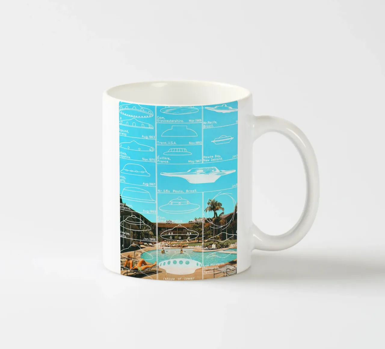 UFOs sightings ceramic mug by MsGonzalez