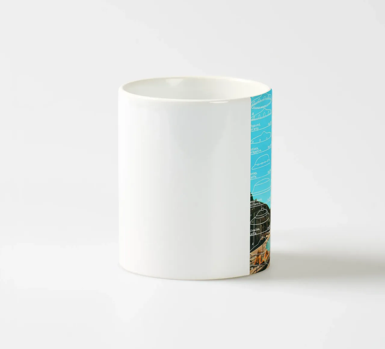 UFOs sightings ceramic mug by MsGonzalez
