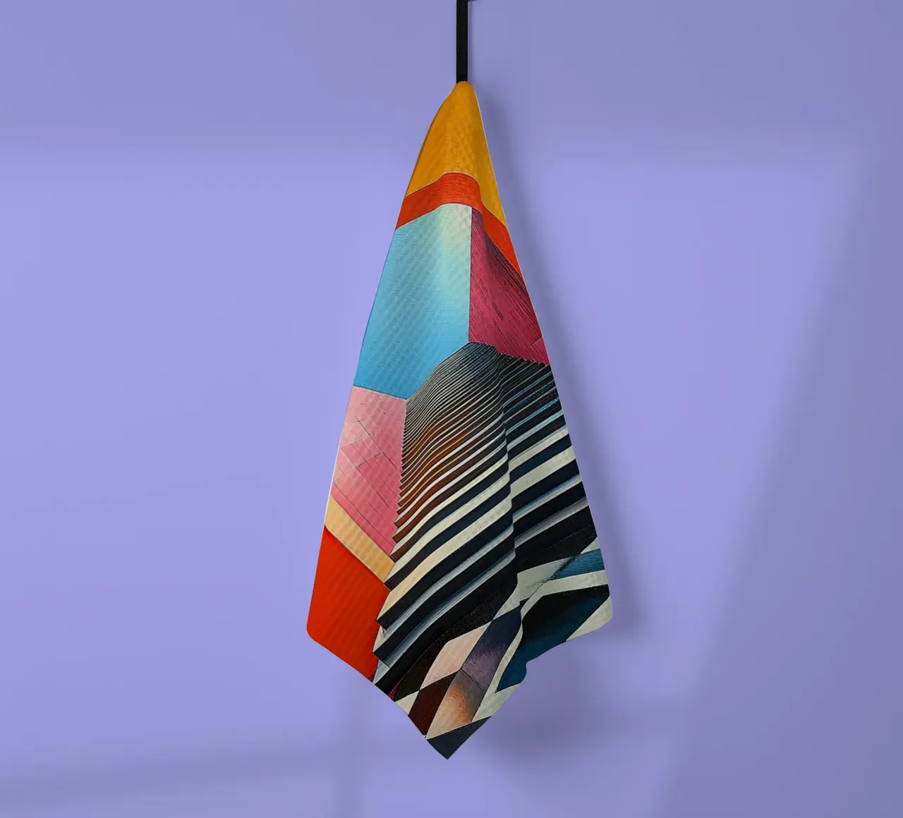 Surréalisme Architecture Design Géométrie torchon de Nikis Art Studio