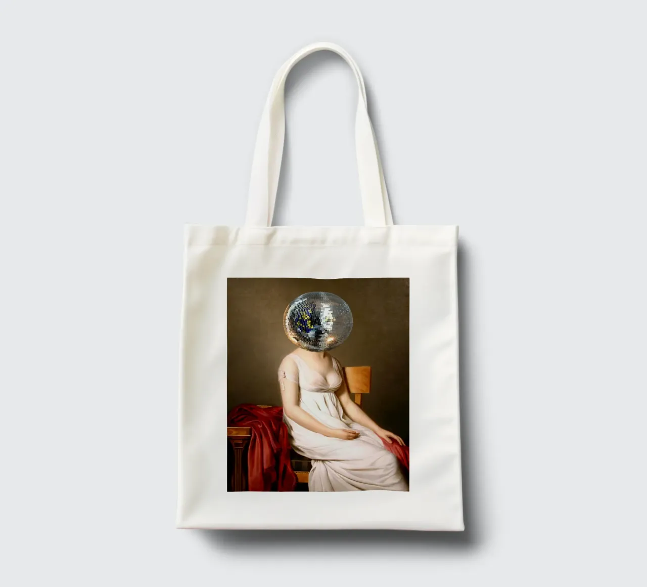 Discohead borsa in juta da MsGonzalez