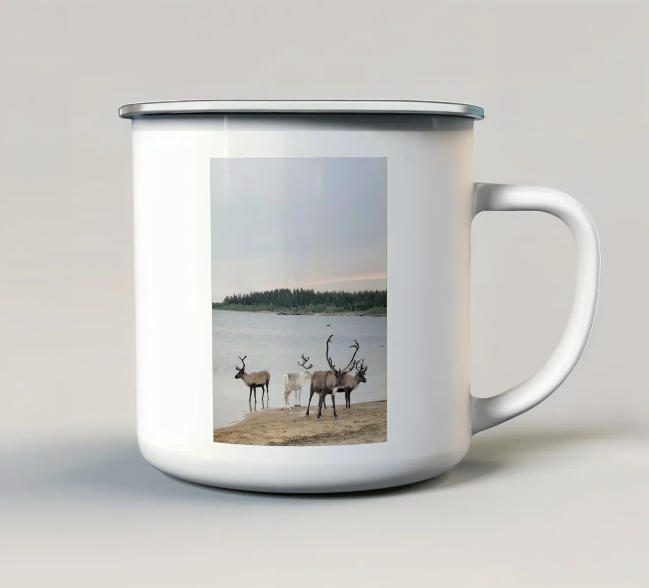 Renna tazza in smalto da SteffisNatursicht