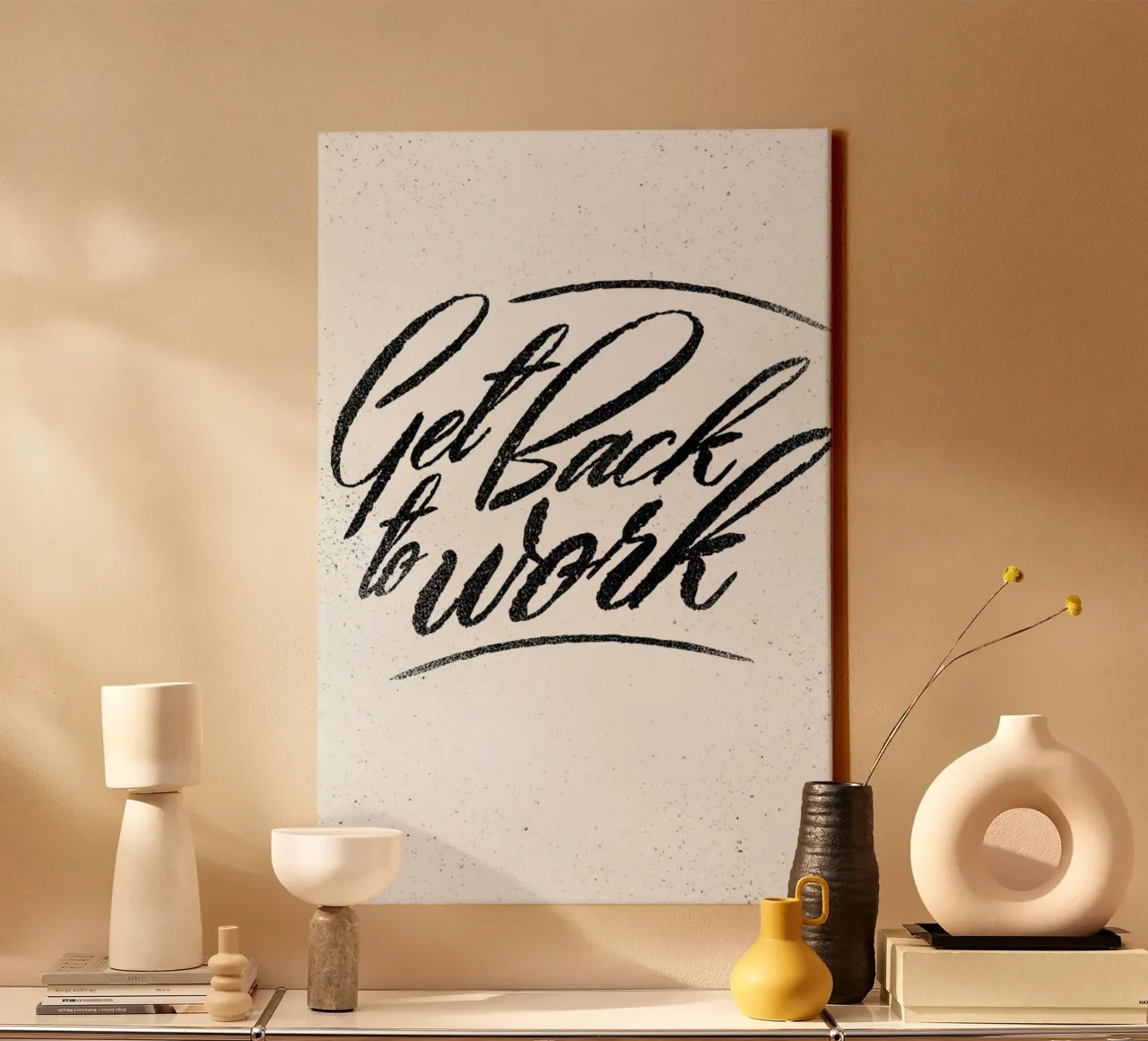 Back to Work canvas by Summerchamps