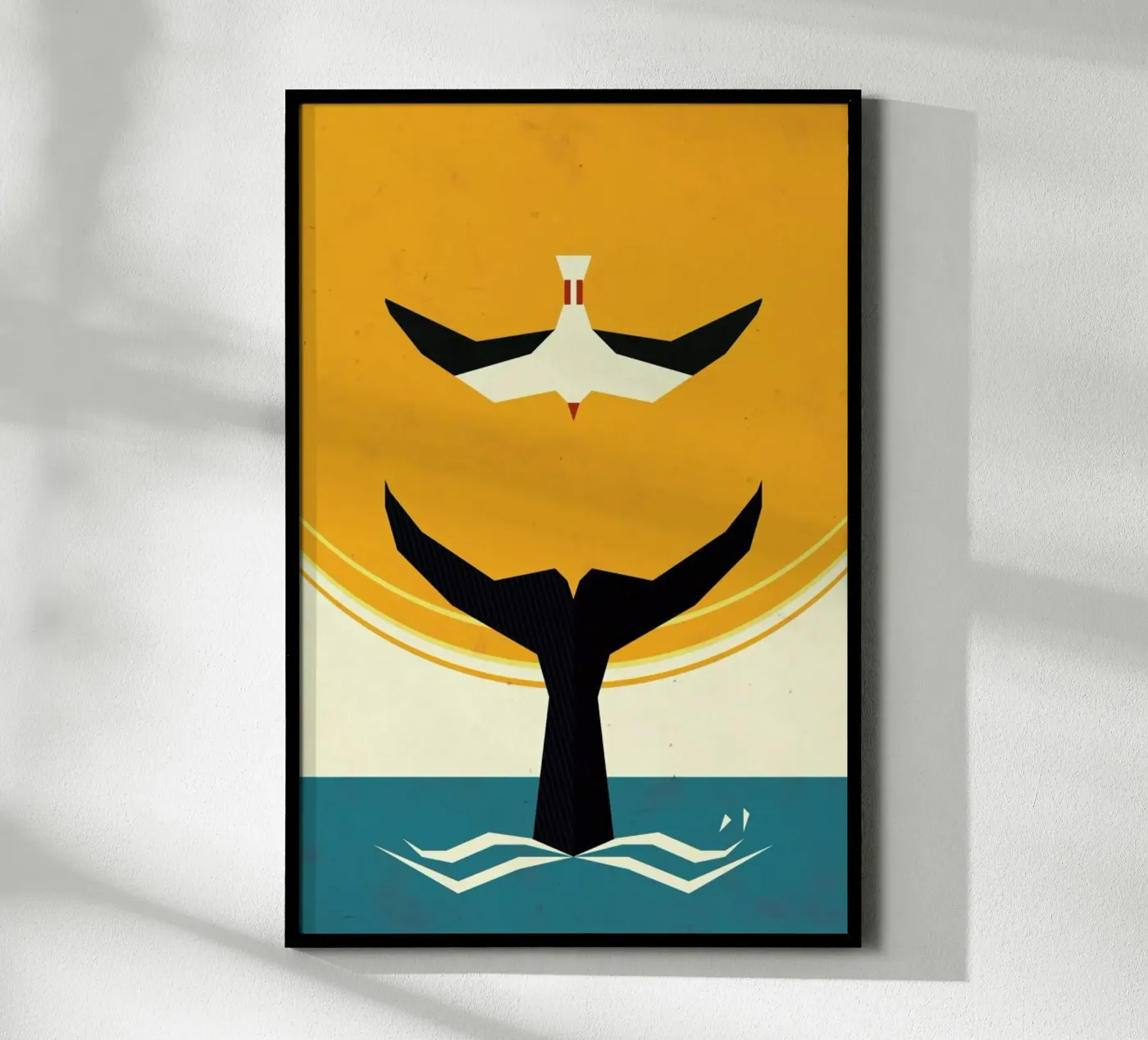 Too big a fish poster da Yetiland