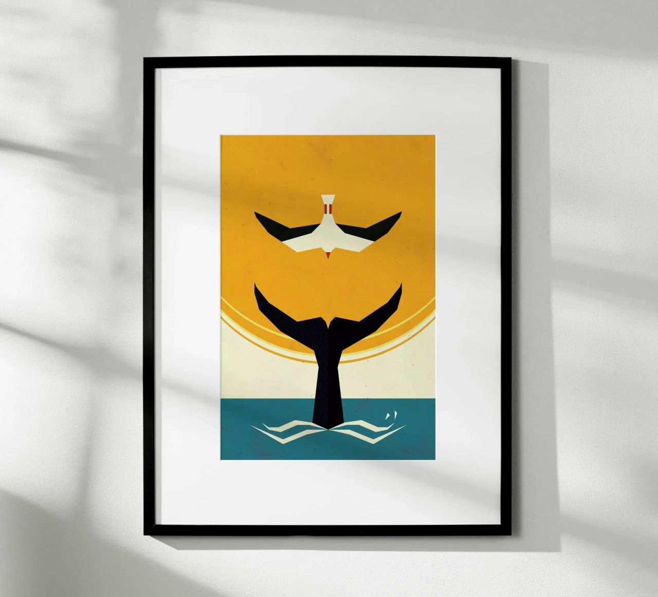 Too big a fish Poster von Yetiland