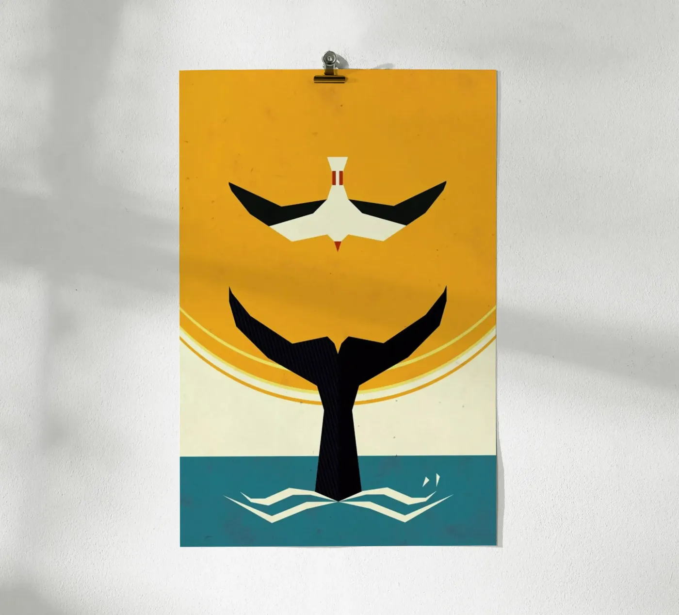 Too big a fish poster da Yetiland