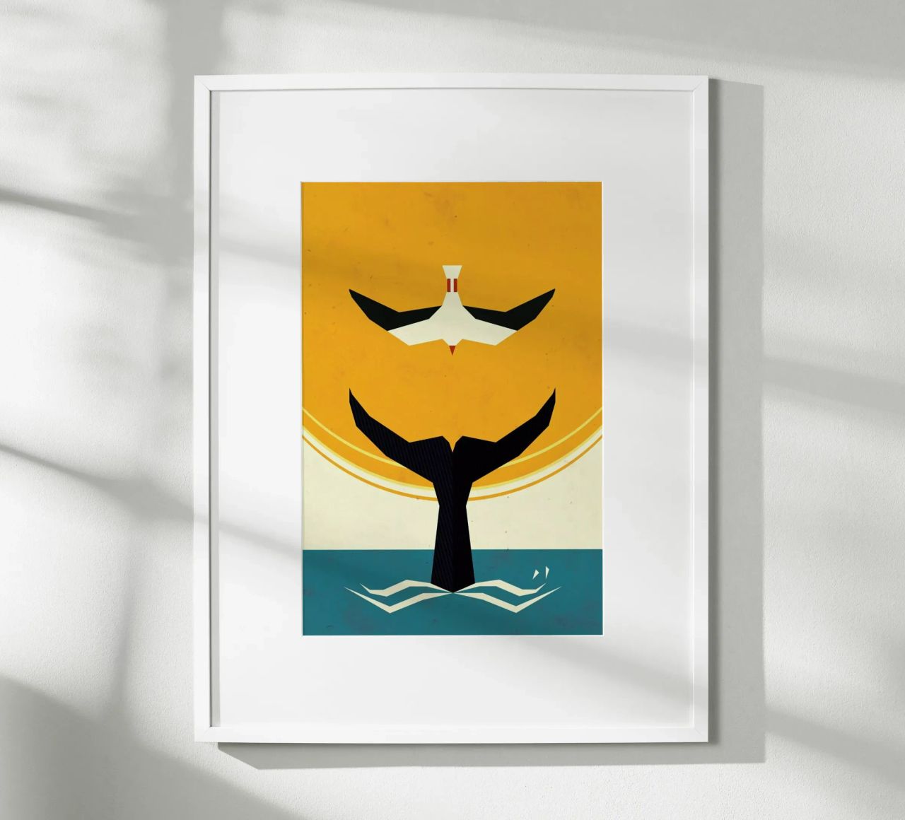 Too big a fish Poster von Yetiland