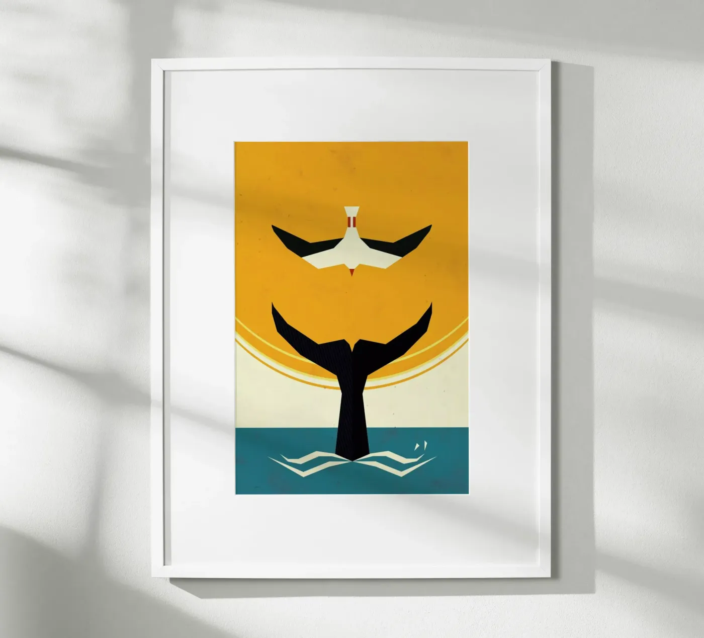 Too big a fish poster da Yetiland