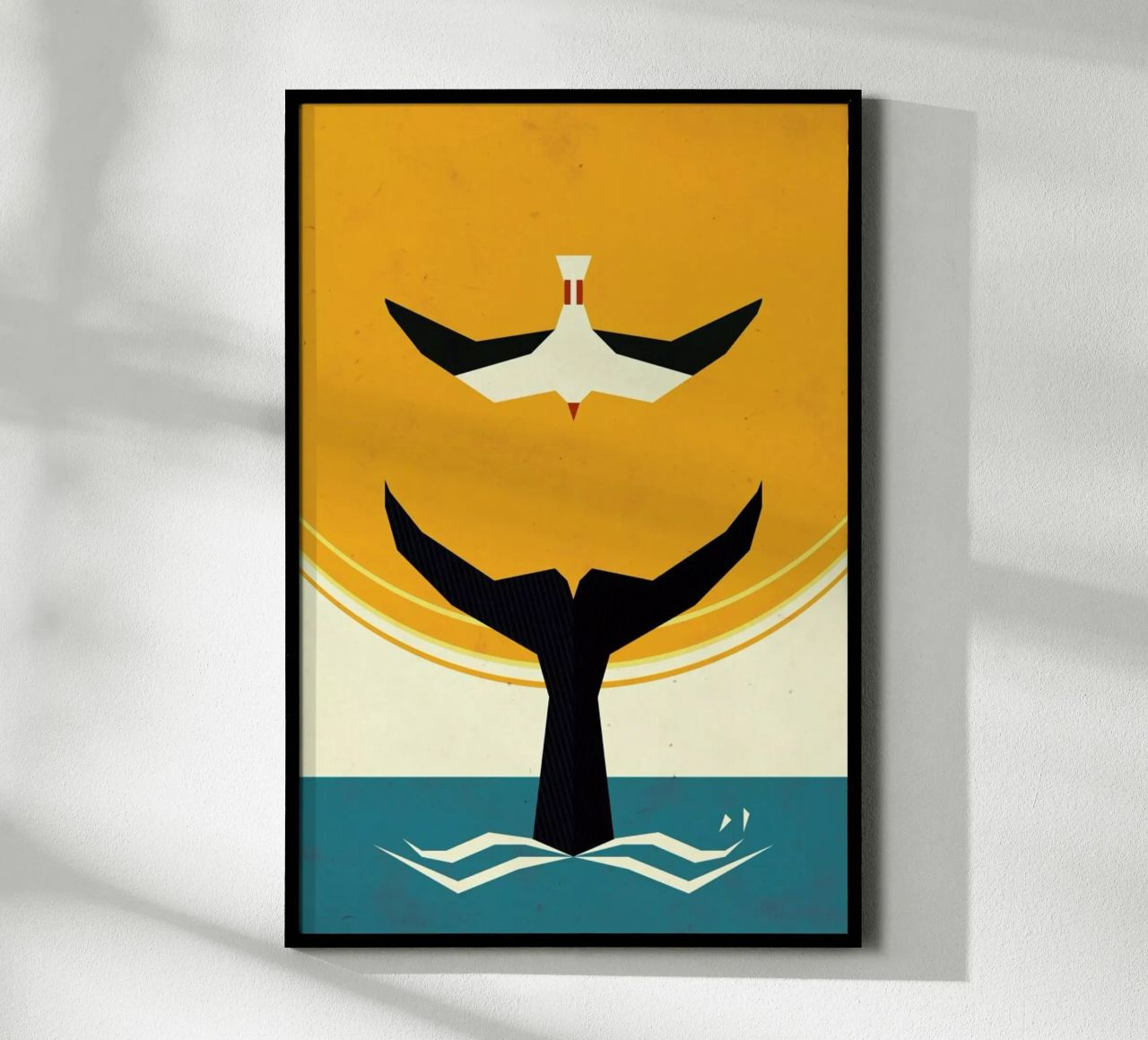 Too big a fish Poster von Yetiland