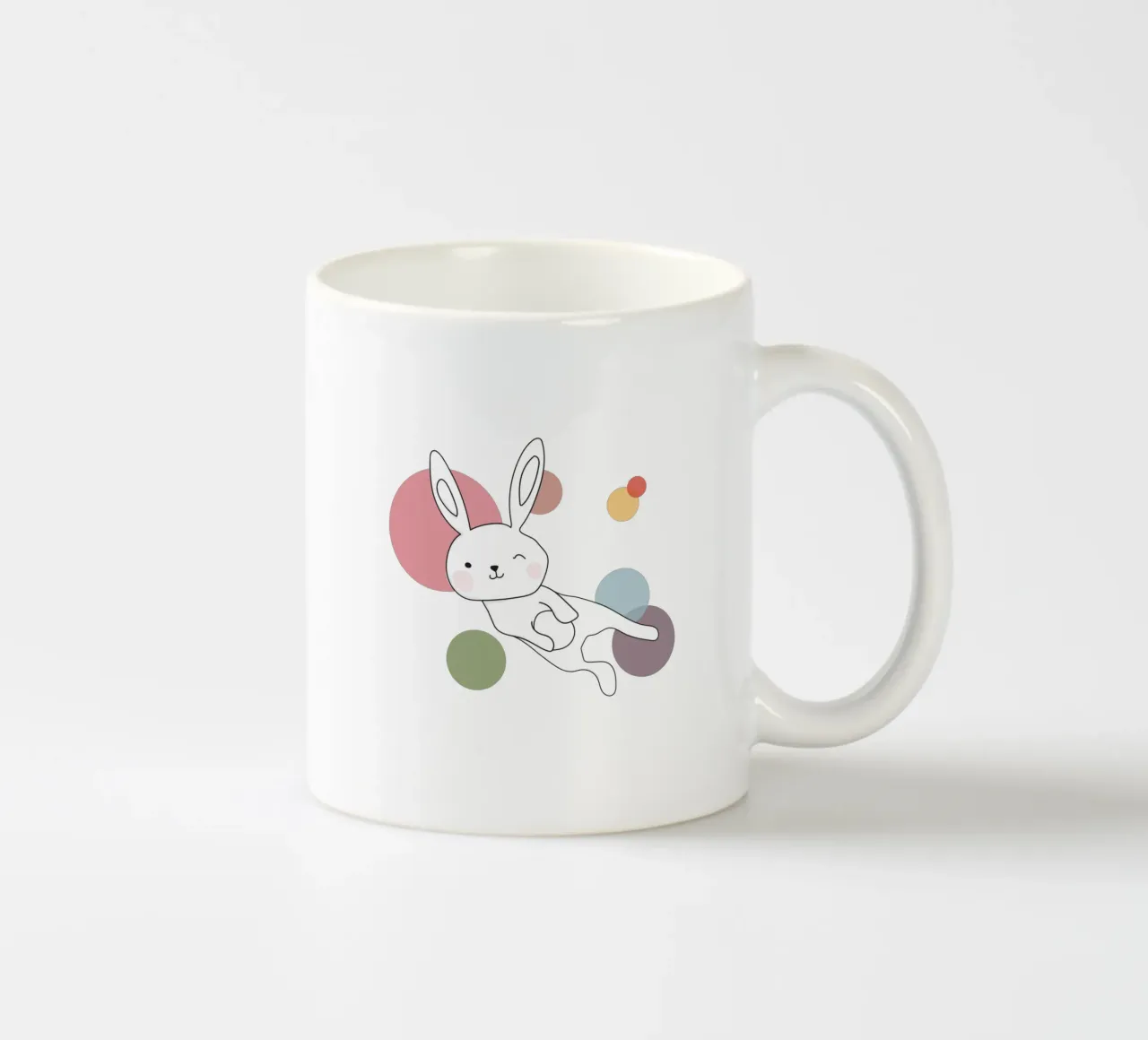 Space Rabbits Selena tazza in ceramica da Christina Heitmann