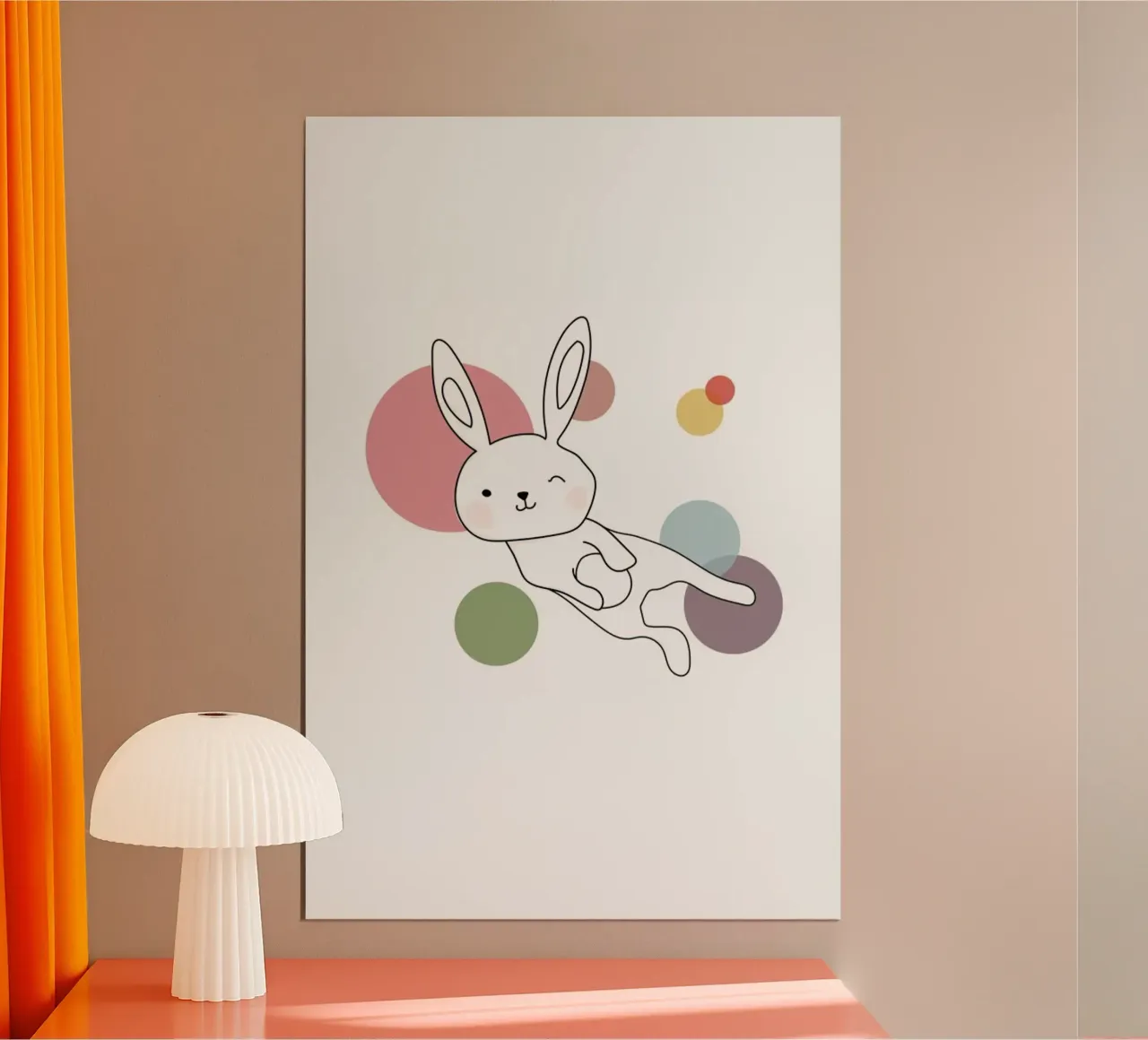Space Rabbits Selena poster da Christina Heitmann