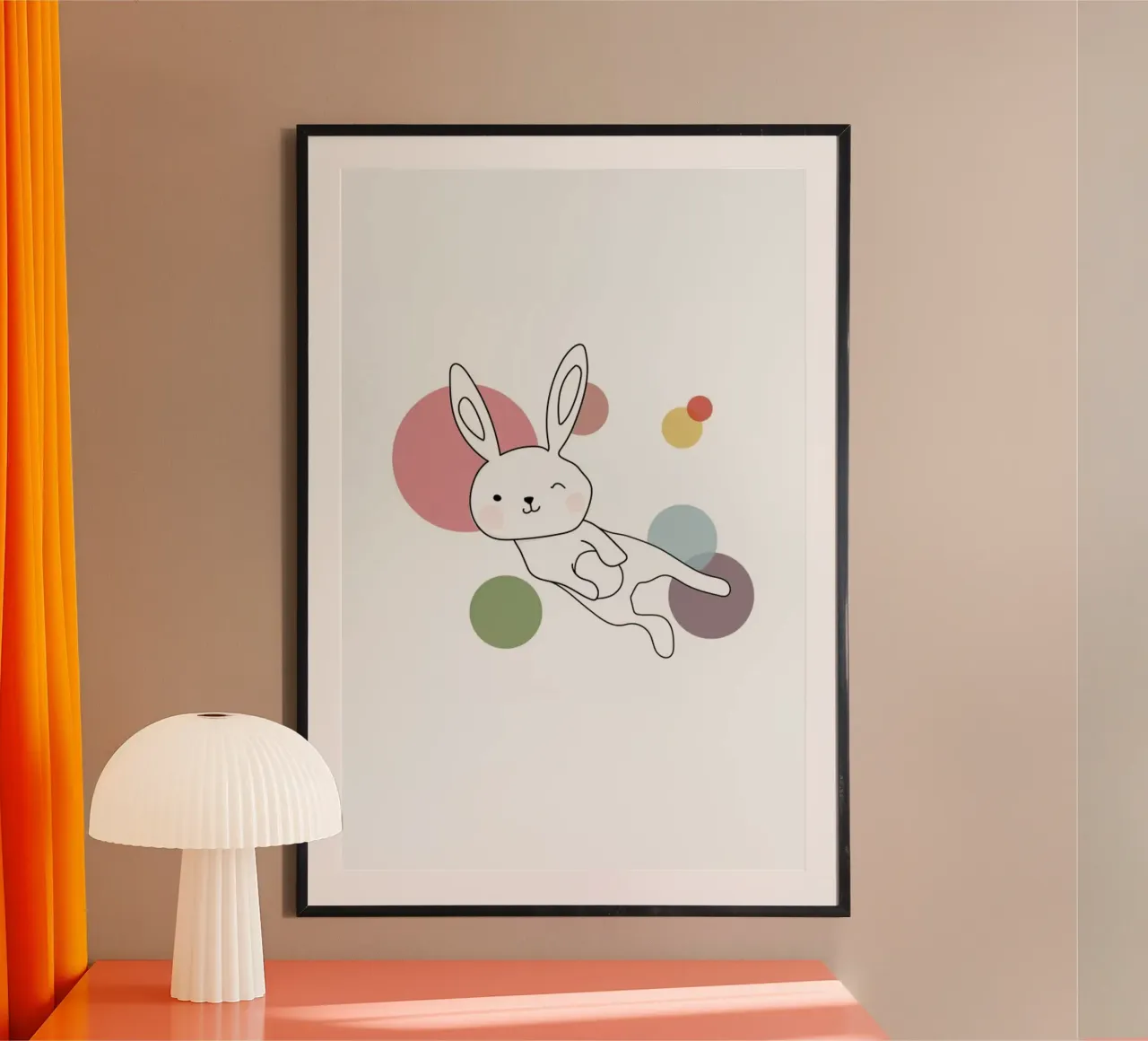 Space Rabbits Selena poster da Christina Heitmann