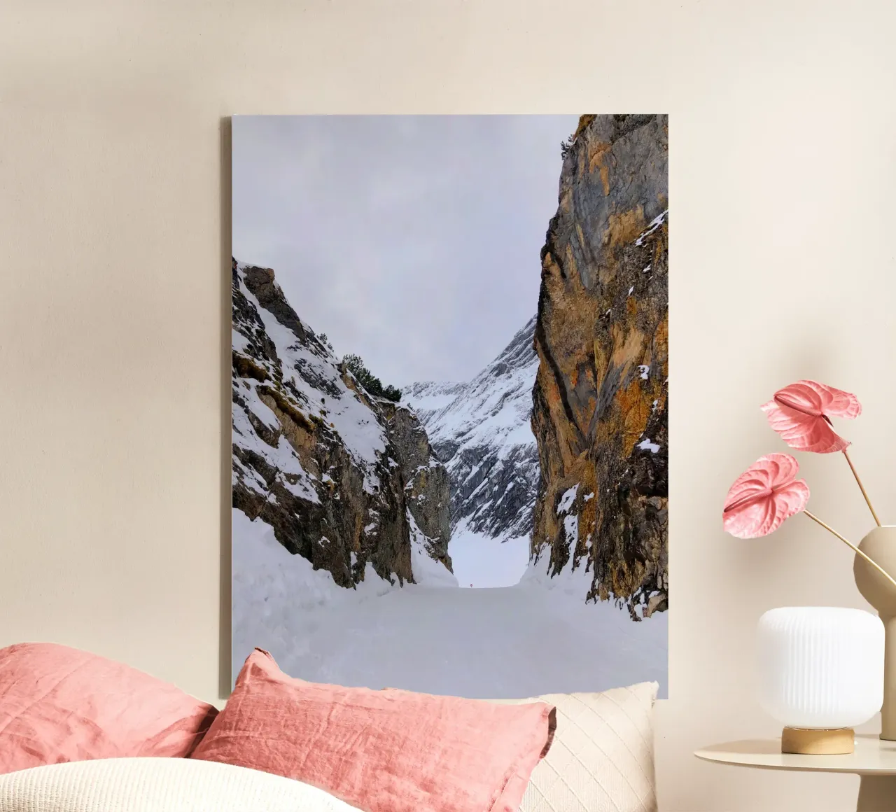 Mountains tela con Cornice a cassetta da SteffisNatursicht