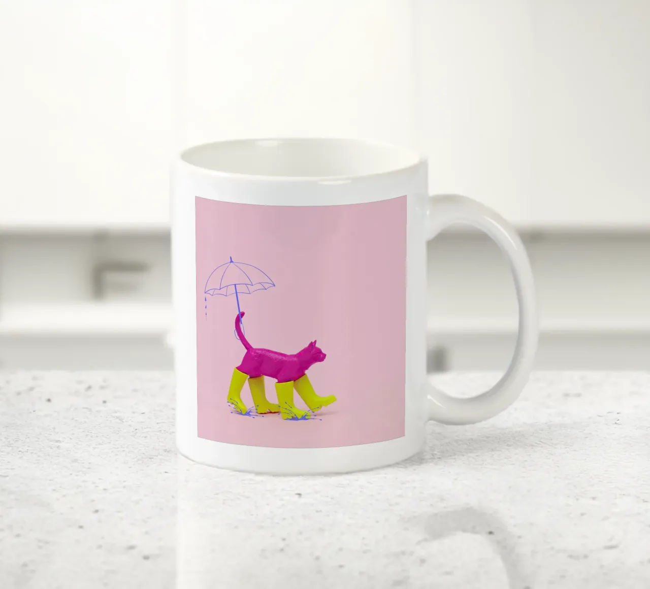 Puss in [Rain] Boots tazza in ceramica da Juj Winn