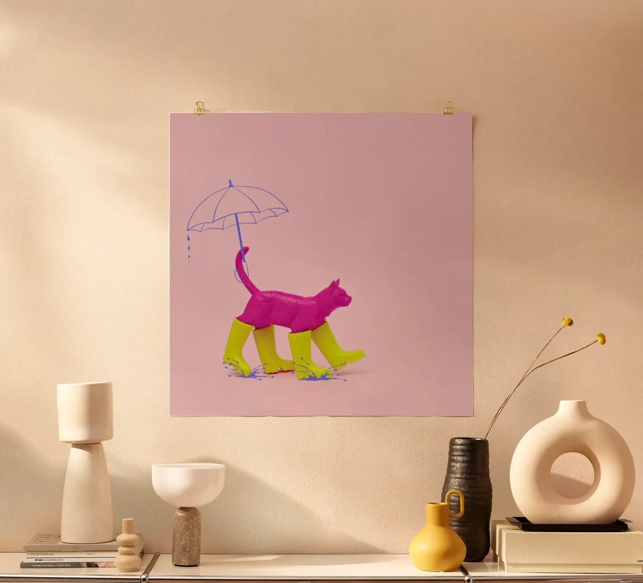 Puss in [Rain] Boots poster da Juj Winn