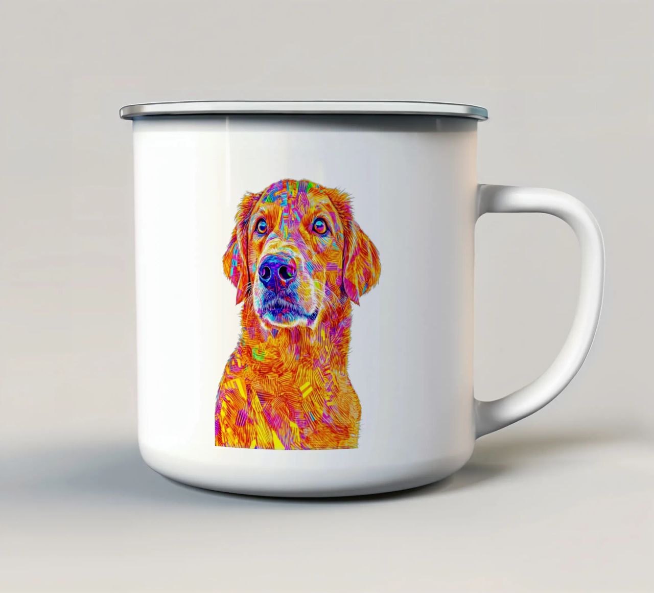 Vibe tazza in smalto da Art Unleashed