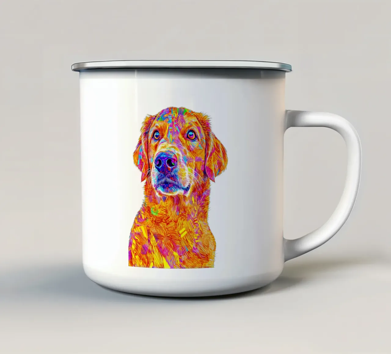 Vibe tazza in smalto da Art Unleashed