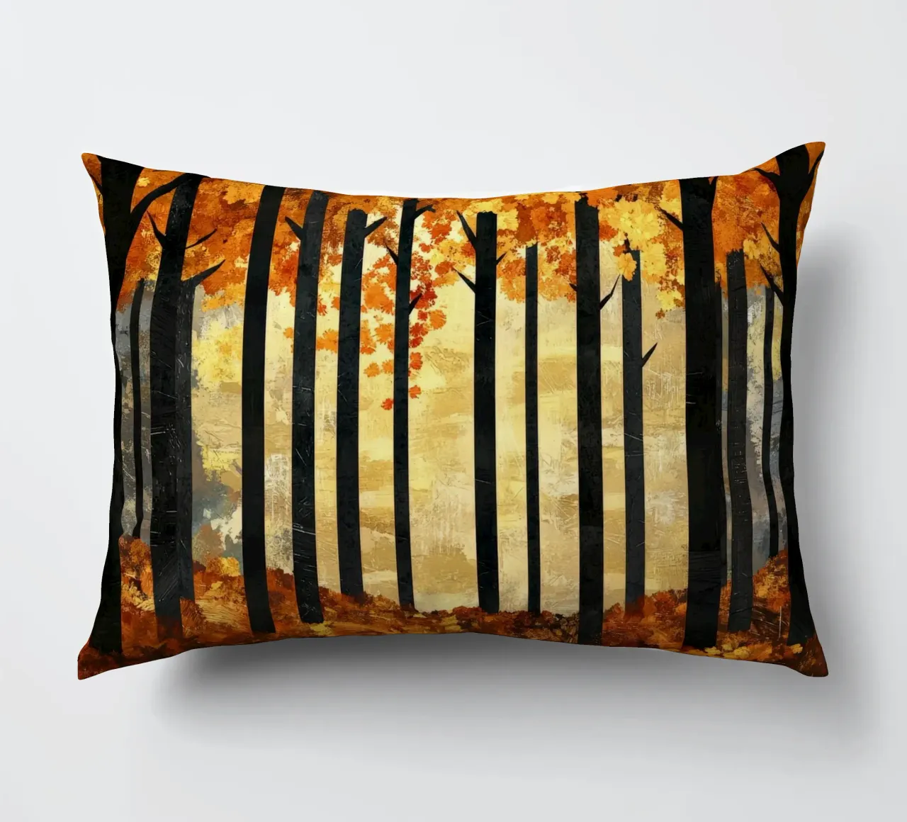 Trees 2 decorative cushion by Art Unleashed