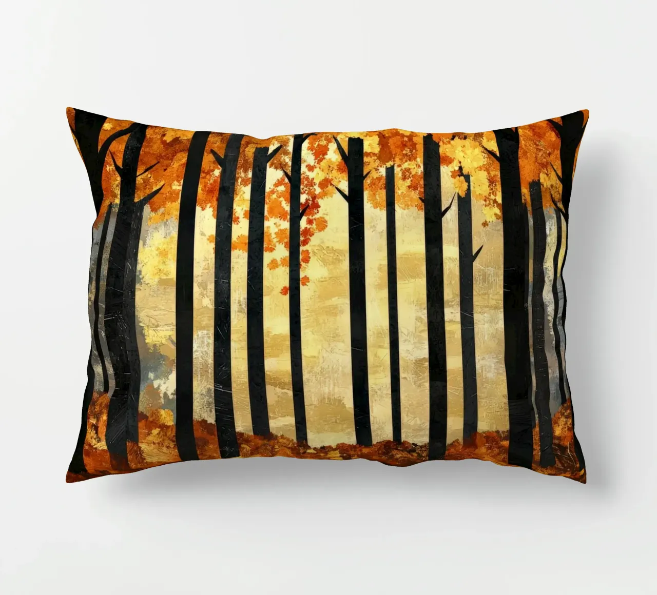 Trees 2 decorative cushion by Art Unleashed