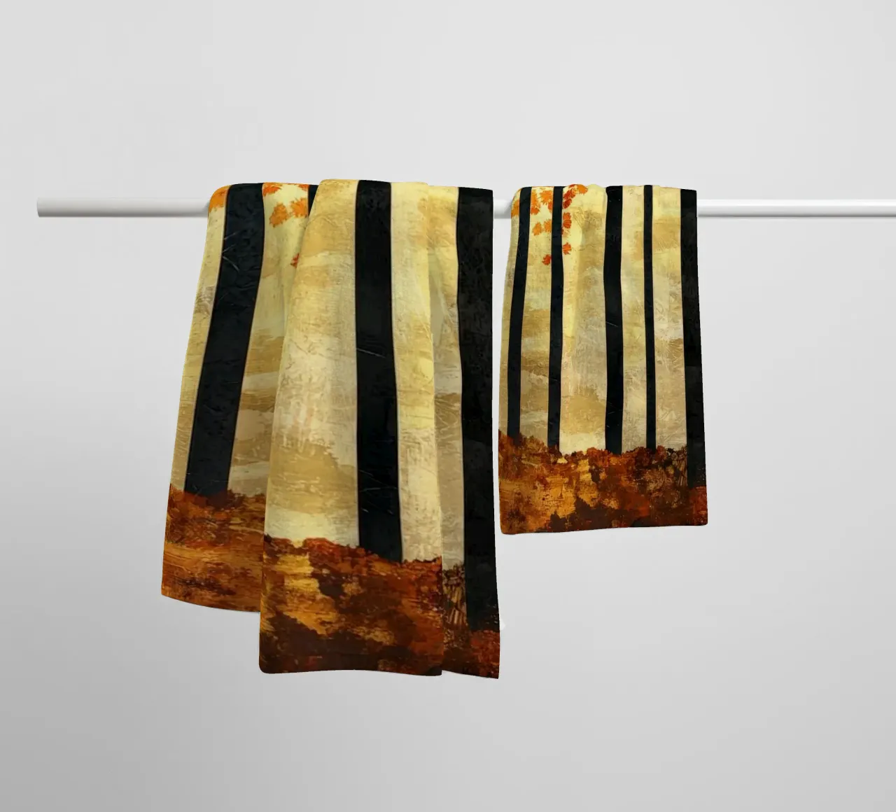 Trees 2 asciugamano da bagno da Art Unleashed