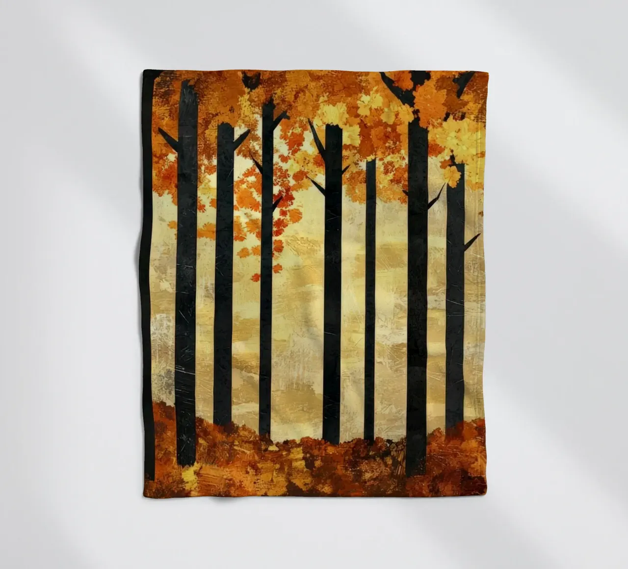 Trees 2 manta de franela de Art Unleashed