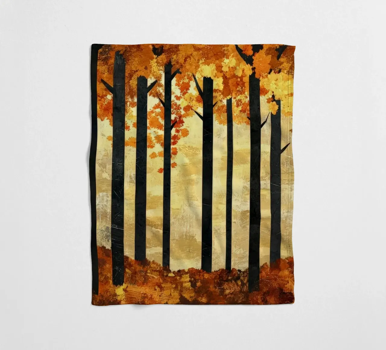 Trees 2 manta de franela de Art Unleashed