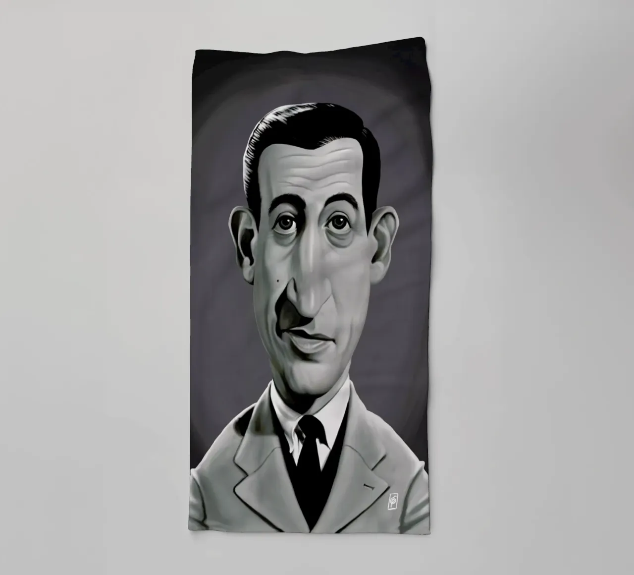 J.D. Salinger asciugamano da bagno da Rob Art | Illustration