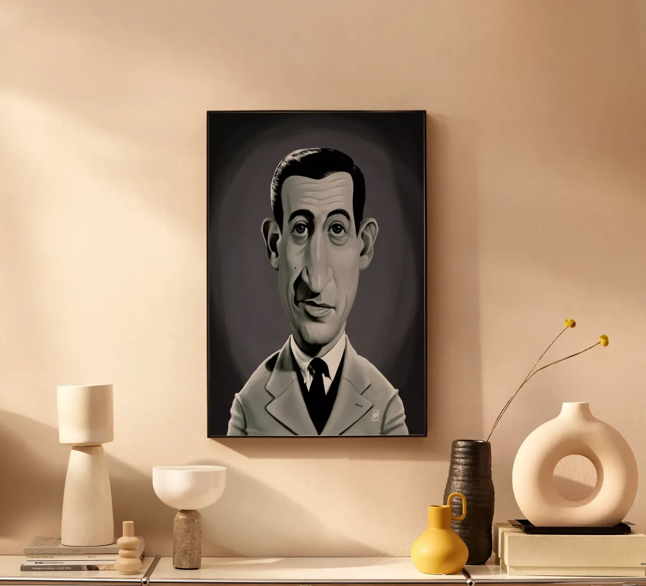J.D. Salinger plexiglass da Rob Art | Illustration