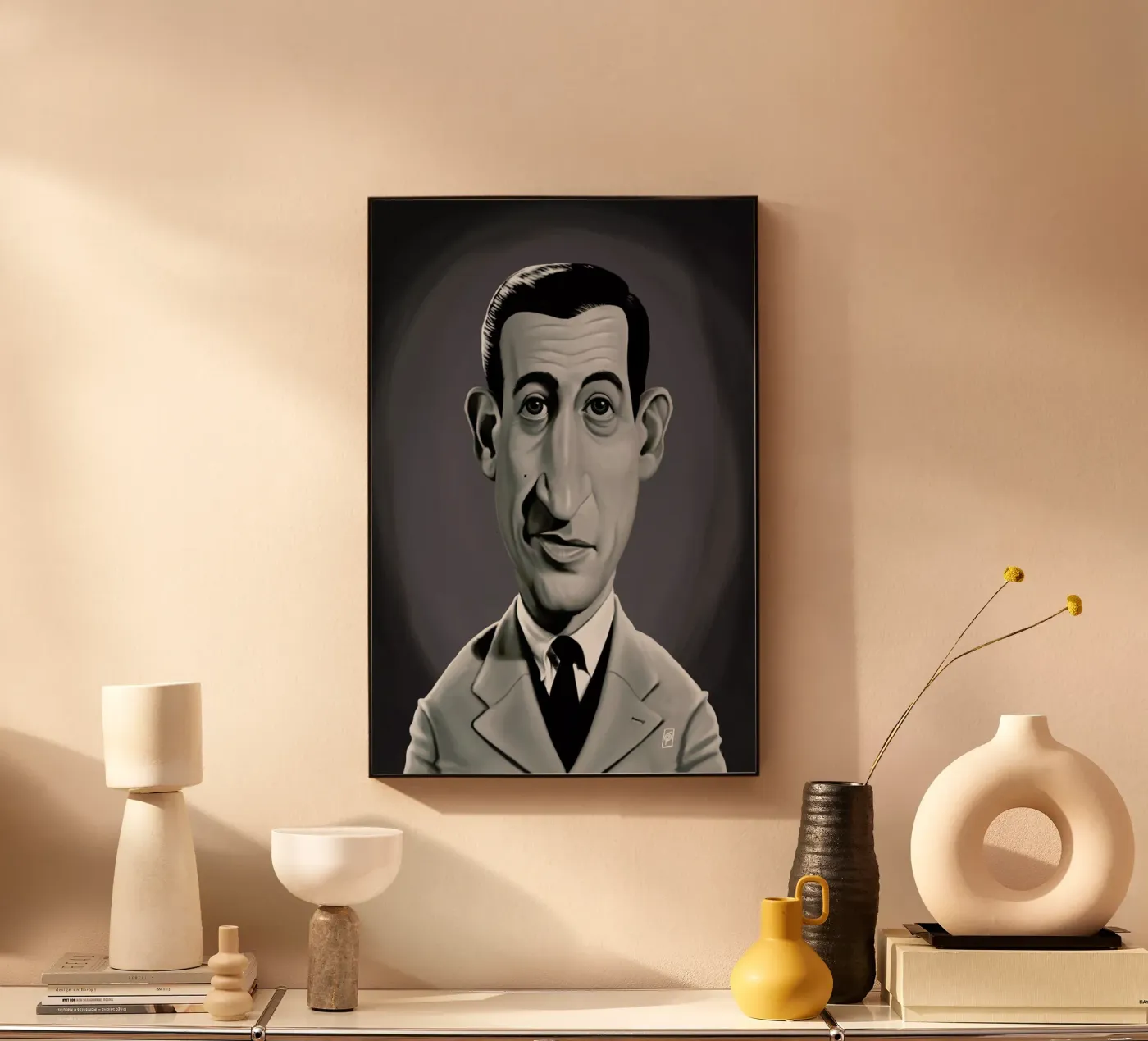 J.D. Salinger plexiglass da Rob Art | Illustration