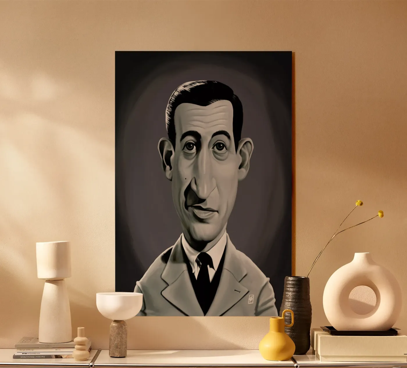 J.D. Salinger plexiglass da Rob Art | Illustration
