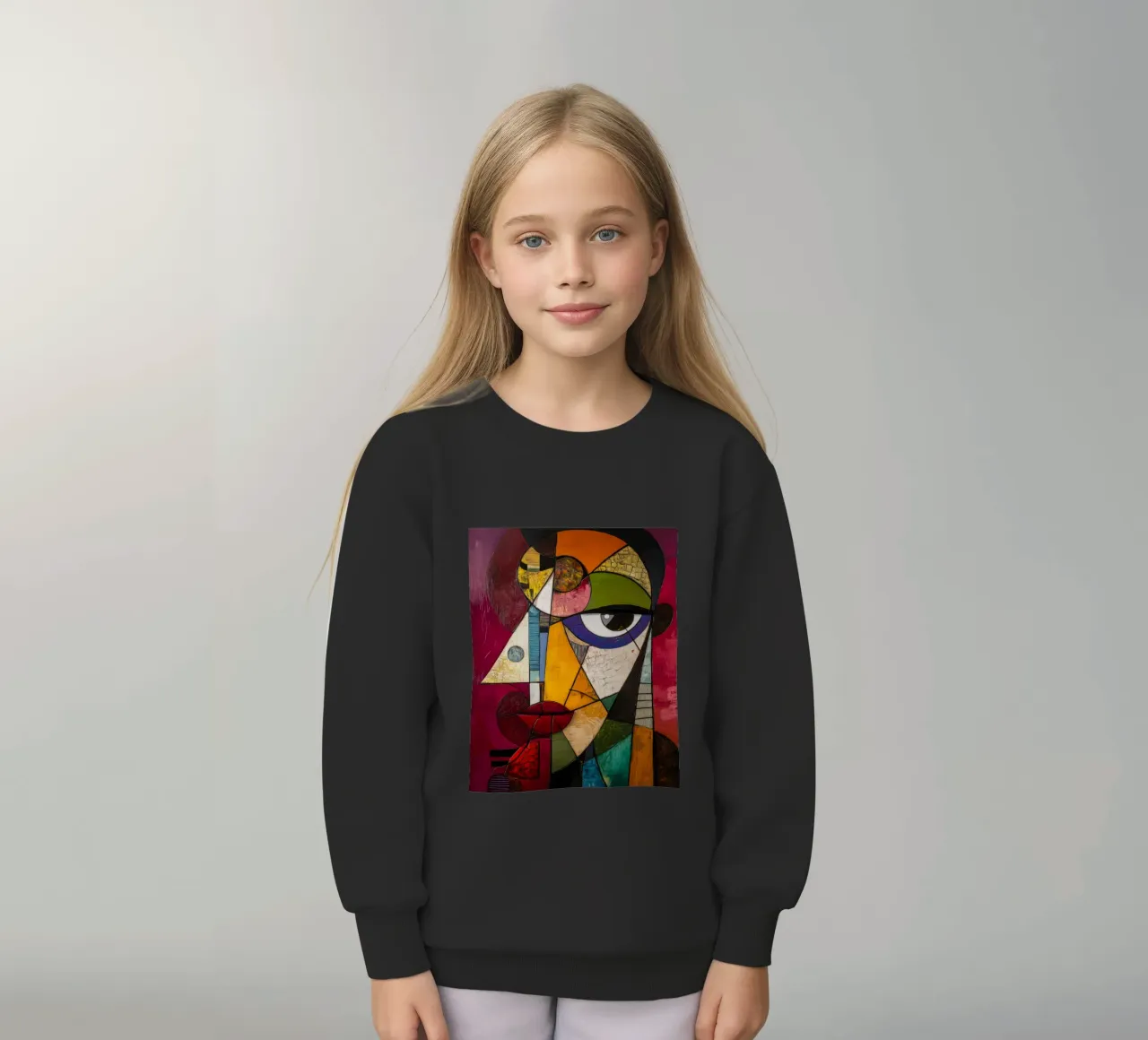 Fragmented felpa bambino da Art Unleashed