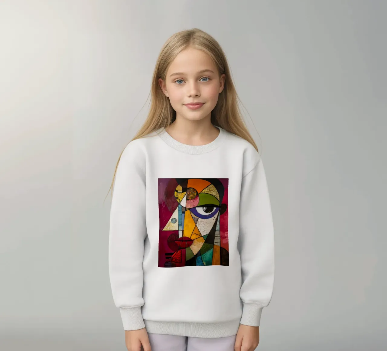 Fragmented felpa bambino da Art Unleashed