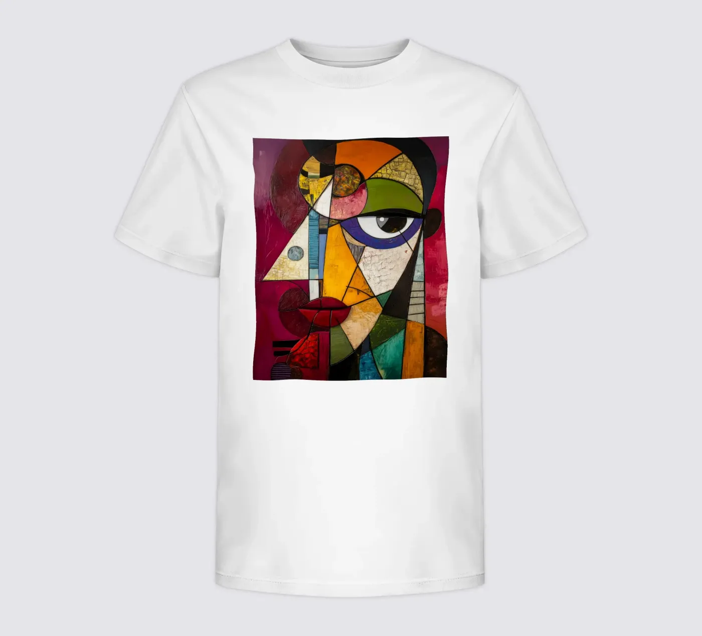 Fragmented kinder t-shirt van Art Unleashed