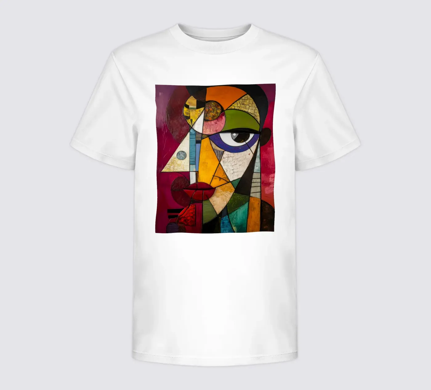 Fragmented kinder t-shirt van Art Unleashed