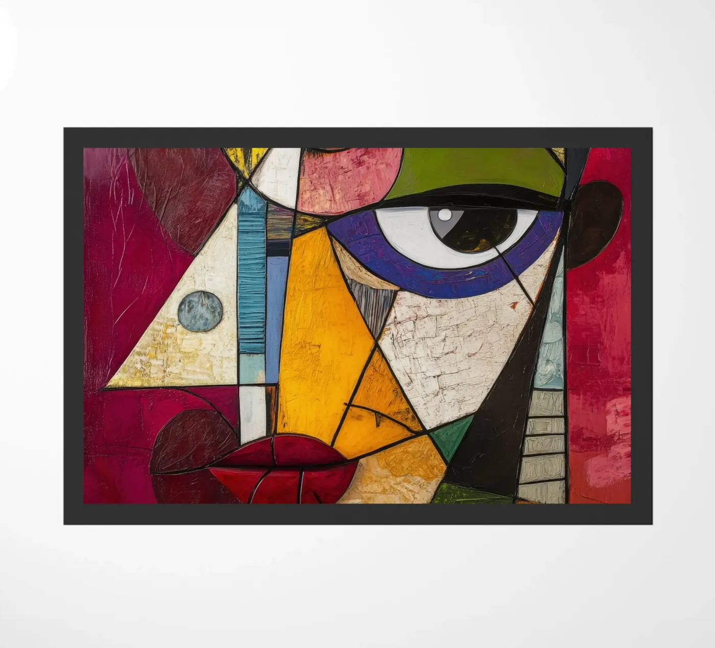 Fragmented doormat by Art Unleashed