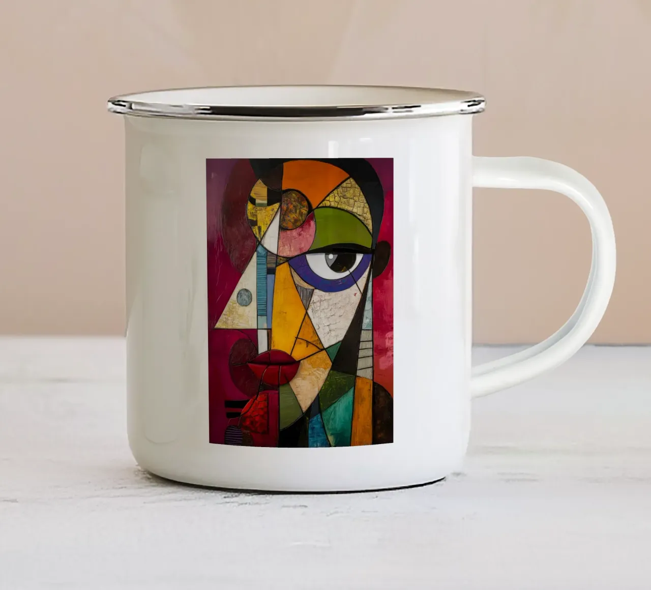 Fragmented tazza in smalto da Art Unleashed