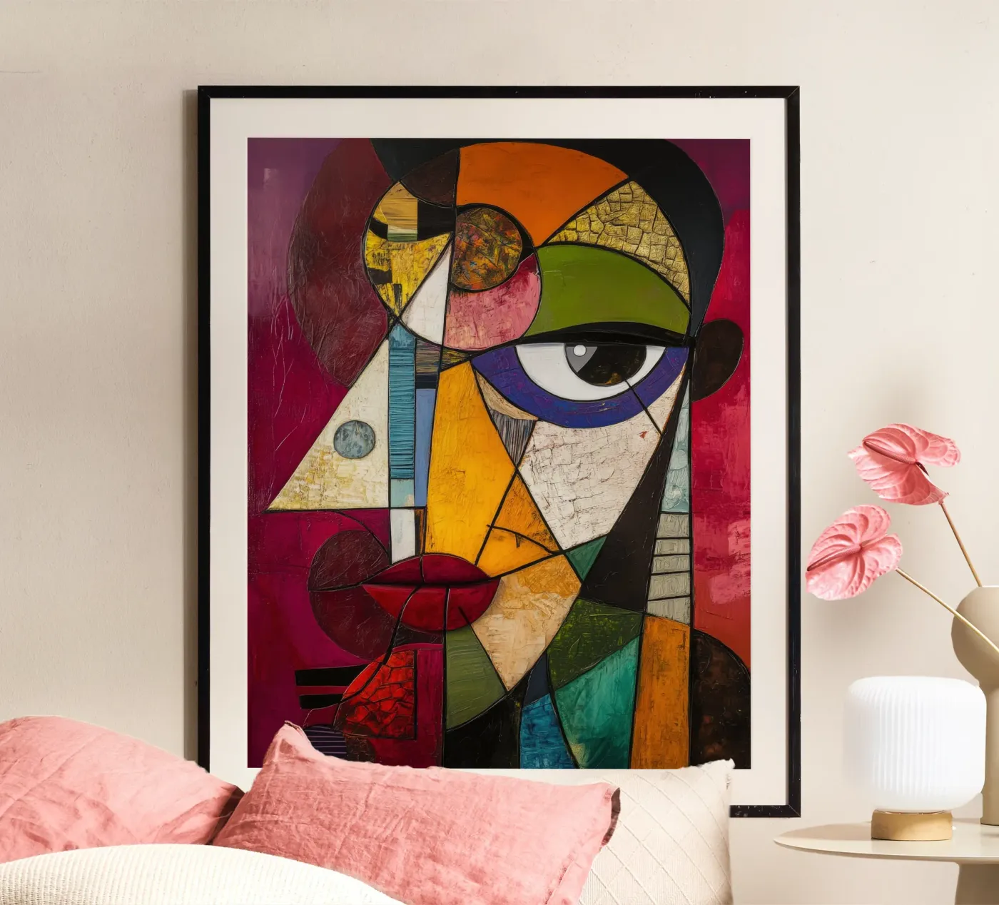 Fragmented Poster von Art Unleashed