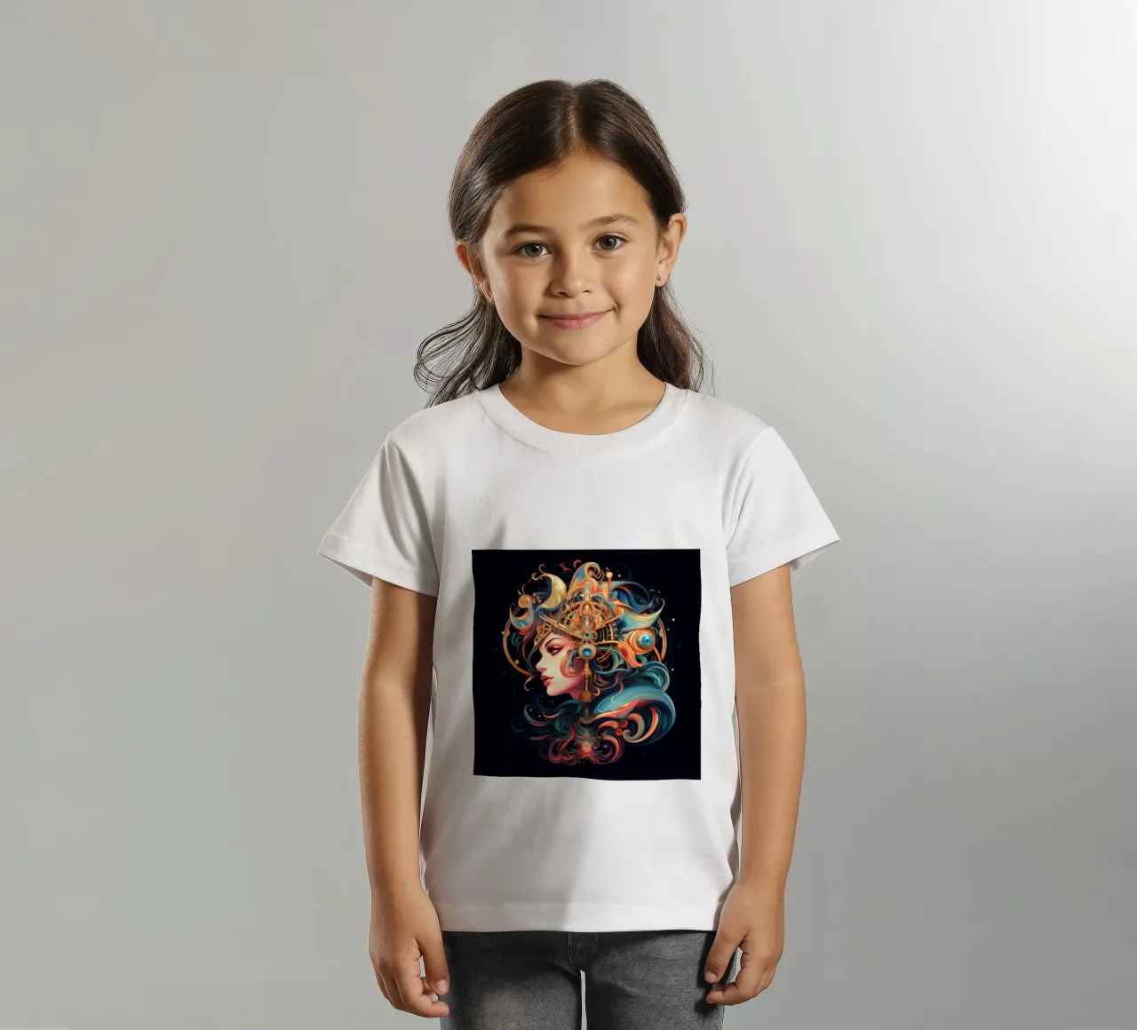 Celestial kinder t-shirt van Art Unleashed