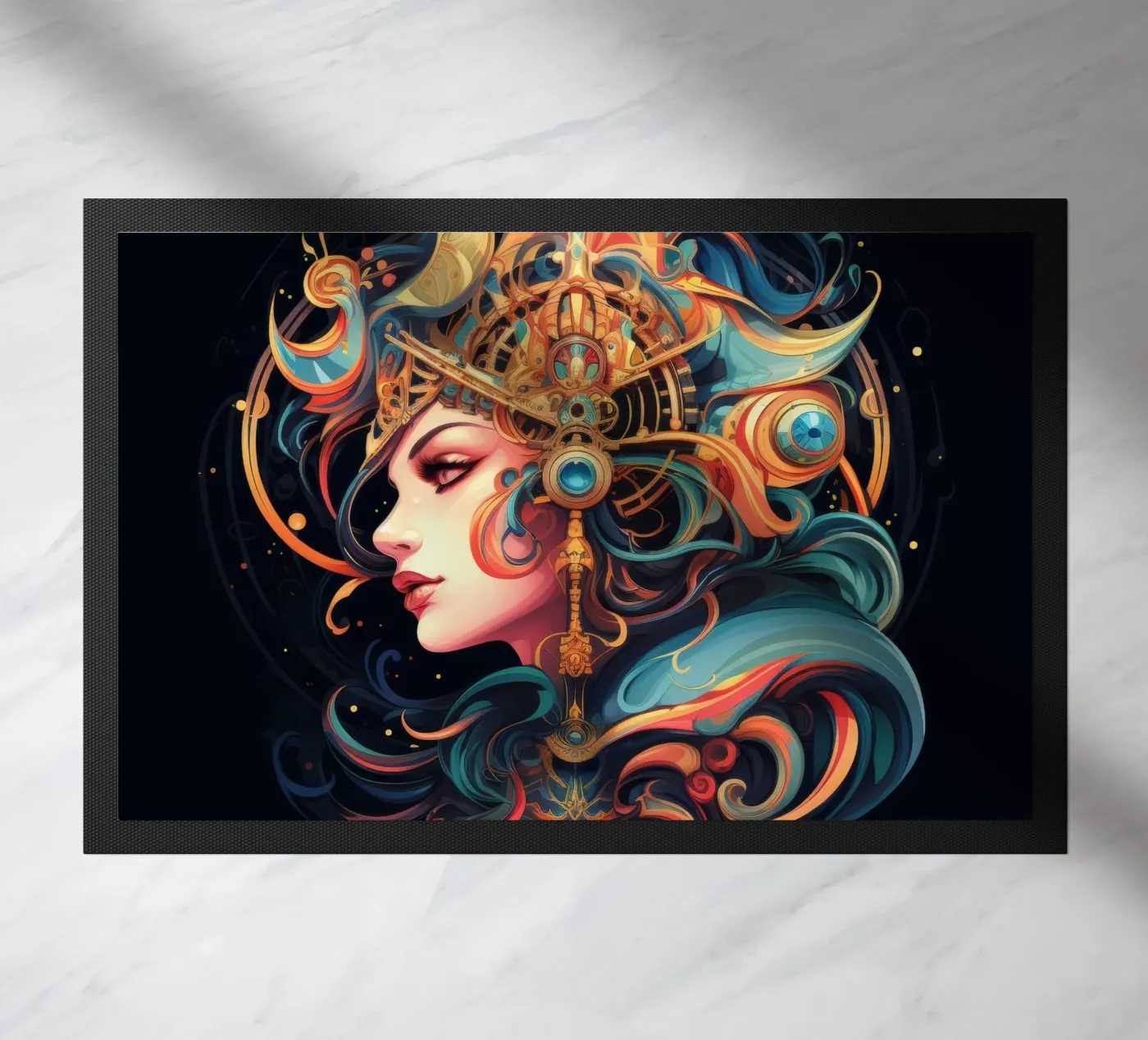 Celestial Fußmatte von Art Unleashed