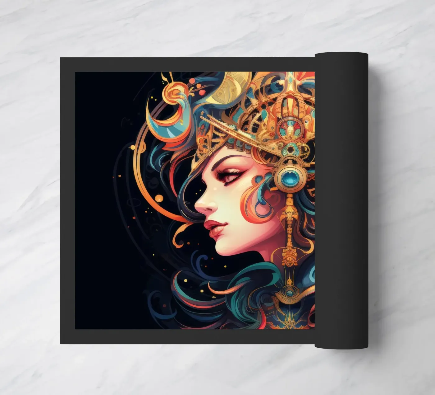 Celestial Fußmatte von Art Unleashed