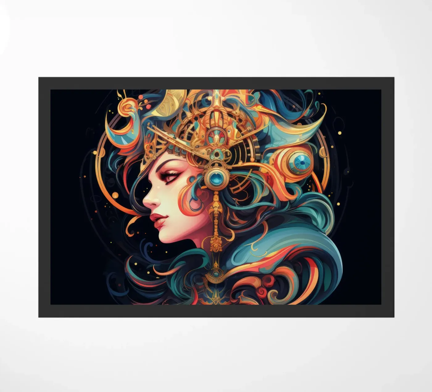 Celestial Fußmatte von Art Unleashed