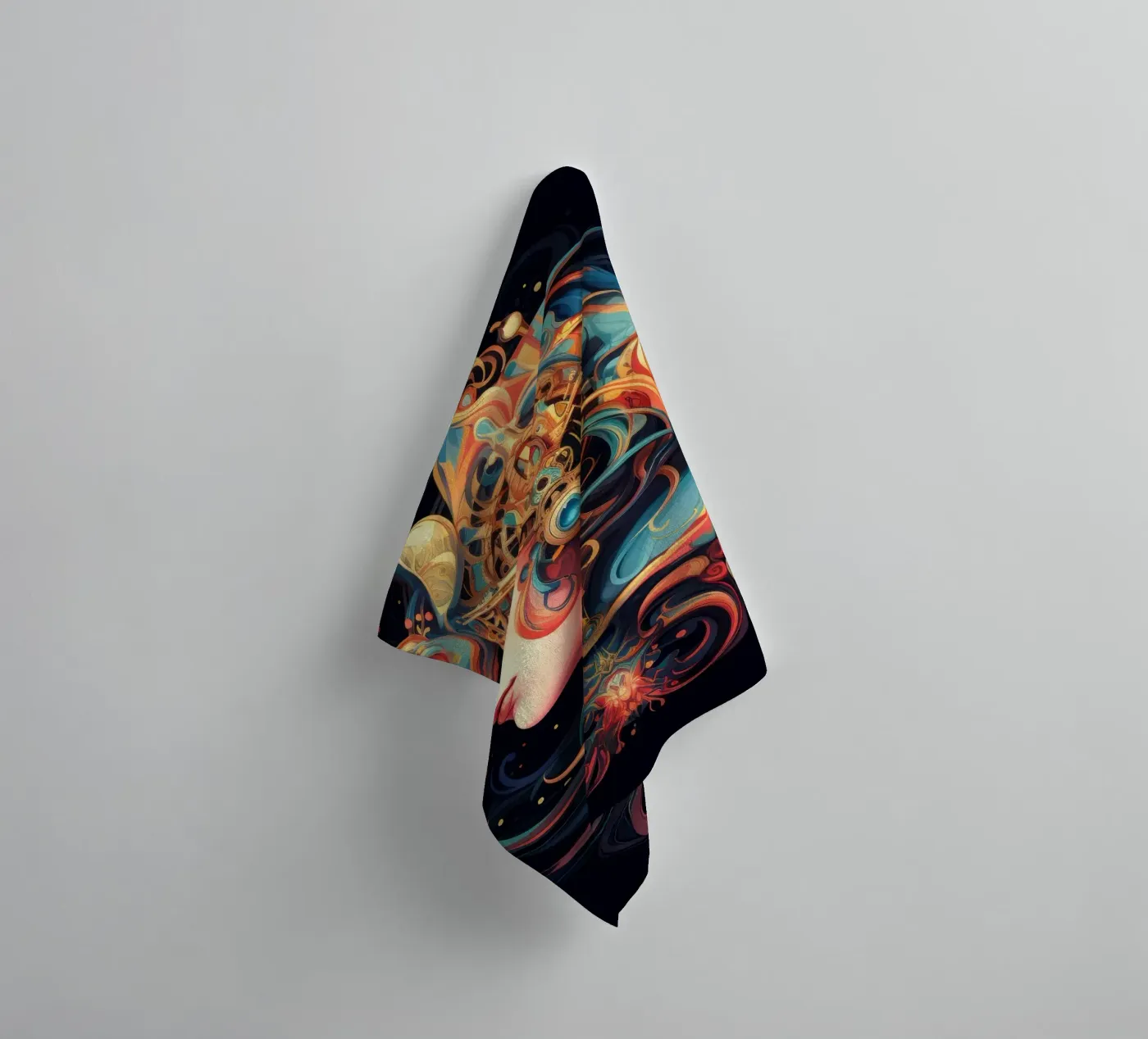 Celestial towel by Art Unleashed